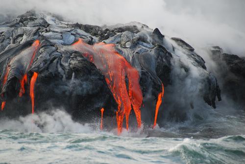 This eruption is part of a continuing volcanic event that started in 1983.